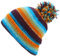 LOUDelephant Strickmütze aus grobem Wollstrick, Stripe Retro C, One size