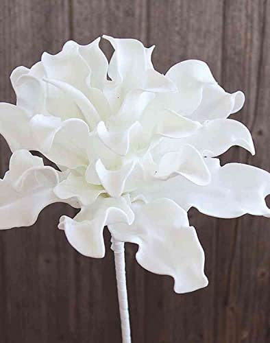 artplants.de Agave Artificial DANINA, Blanca, 35cm, Ø30cm - Agave de plástico