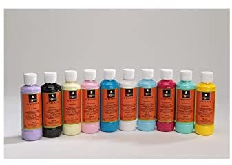 10 Bidons de gouache acrylique 250ml - Ogeo