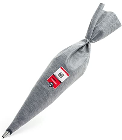 COMENSAL® Bolsa de Mortero - Aplicador Mortero Juntas - Herramienta para Albañile - 3 Puntas Metálicas Intercambiables 8, 10, 12 mm - Made EU