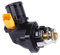 Thermostat de Liquide de Refroidissement Moteur avec Boîtier Boîtier de Thermostat 1336Z2 Pour Peugeot 206 207 SW 1007 Bipper Tipi