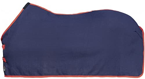 HKM Oakland Waffeloptik Pferdedecken Schwarz 145