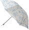 YUEHUA Parasol pour femme en dentelle brodée à double étage anti-UV, parasol pliable pour soleil/pluie/neige, bleu, L