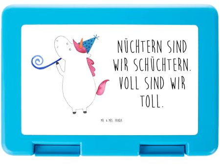 Mr. & Mrs. Panda Bentobox Einhorn Party - Geschenk, Fest, Einhörner, Lunchbox, Geburtstag, Glitzer, Vorratsdose, Club, Brot Aufbewahrungsbox, Unicorn, Bento Box, Vorratsbehälter