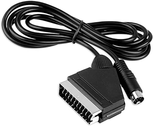 WICAREYO Câble péritel AV RVB pour connecteur audio et vidéo, compatible avec Genesis 2 et 3 PAL 1,5 m