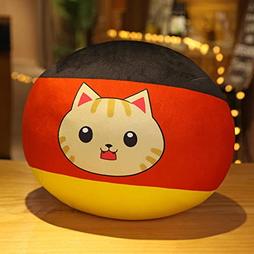 10/30/40Cm Poland Ball Plüschtiere, Cartoon Anime Countryball Polandball National Animal Dumpling Schlüsselanhänger Gefüllte Kissen Puppe Kind Geschenke 10Cm De Cat