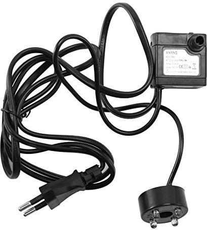 ZEZA Pompes à Submersibles 3W avec Pompe à LumièRe 4 LED Aquarium éTang à Poissons RéServoir Prise UE