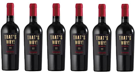 6x 0,75l - Contri Spumanti - That's Why! - Puglia I.G.P. - Apulien - Italien - Rotwein trocken