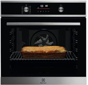 Four multifonction encastrable - pyrolyse - chaleur tournante pulsée ELECTROLUX - EOF6P46X0 - Inox - Porte froide - l67 X L63,5