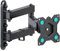 ONKRON Full Motion TV Wall Mount for 10-35 Inch TVs & Screens, PC Monitor Wall Mount up to 20 kg - Universal TV Wall Bracket VESA 75x75 & 100x100/Tilt and Swivel TV Wall Bracket Rotation R4-B Black