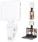 XINBAOHONG Rechargeable Selfie Light, Clip Fill Light for Phone Laptop Tablet Portable for Video Conference Live Streaming Zoom Call Makeup Picture (White)
