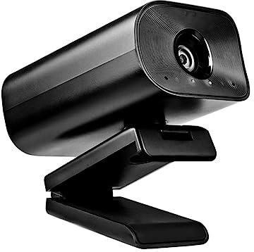 EBAYTV Webcam, 1080p All In 1 Webcam USB con telecomando con altoparlante for videoconferenza didattica online Telecamera boardcast live
