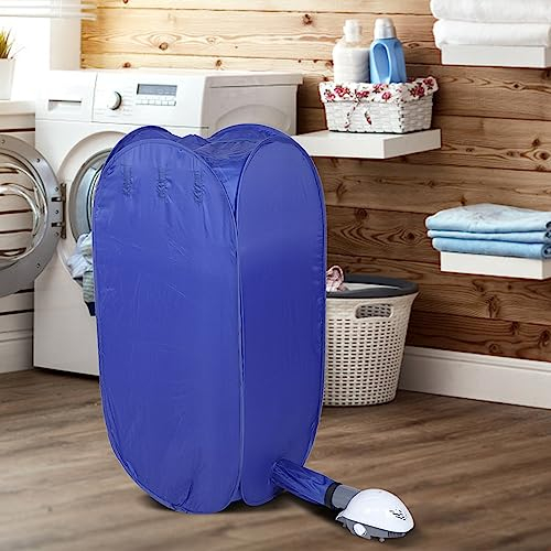 Yctze Zusammenklappbarer Elektrischer Wäschetrockner, Röhrenförmige Heißluftzirkulation, Geräuscharmer Ventilator, Geeignet für Schuhe, Hüte, Säuglingsbedarf (EU-Stecker 220V 8A)