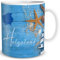 TRIOSK Tasse Helgoland Nordsee Insel Souvenir Geschenk Maritim für Reiselustige Nordseeliebhaber Frauen Männer Büro Kollegen, Keramik 300ml
