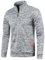 Half Zip Pullover Herren Ohne Kapuze Männer für Solid Arbeitspullover Oversize Winter Sport Arbeitspullover Sweater Men (DE/NL/SE/PL, Alphanumerisch, L, Regular, Regular, Hellgrau)
