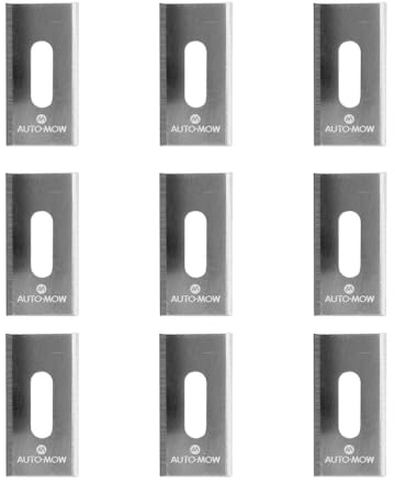 Ersatzklinge Endurance für Husqvarna Automower, Gardena, McCulloh, Silber (9 Stück)