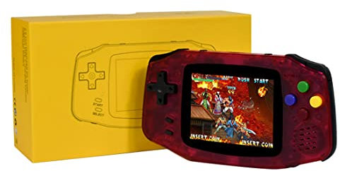 ATHUAH Consola de Juegos portátil Powkiddy A30, Consola de Juegos Retro de 2,8 Pulgadas con Tarjeta 32G TF 2000 Juegos, Sistema Linux de código Abierto, Consola de Juegos portátil