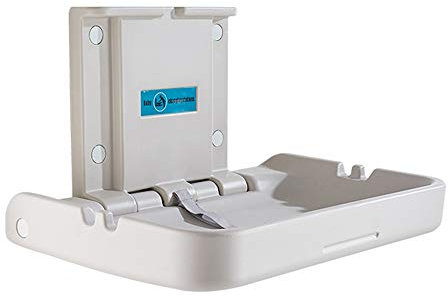 MObyat Baby Fasciatoio,Fasciatoio Fasciatoio,Terzo Bagno Camera Materna E Infantile Stazione di Cura del Bambino Pieghevole A Parete Seggiolino di Sicurezza per Bambini Bianco Perla