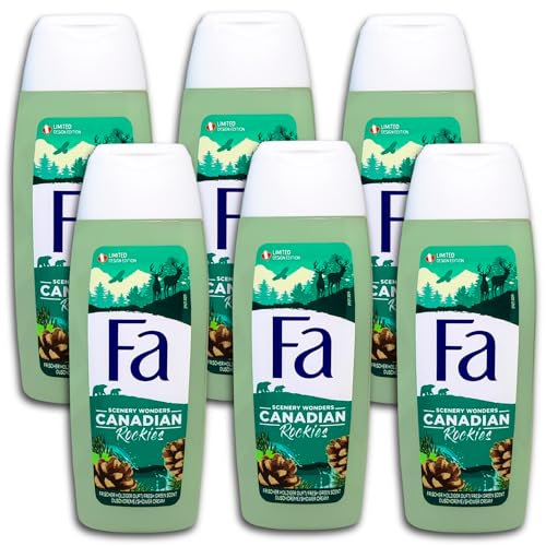 FA 6 er Pack Fa Duschgel Scenery Wonders Winter Edition CANADIAN 6 x 250 ml