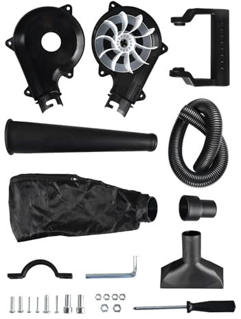 Uadme Angle Grinder Ventilateur Accessoires, Meuleuse d'angle à Souffleur, Ensemble de Adaptateur de Meuleuse d'angle, Double Usage, Aspiration de Soufflage, Convertie en Aspirateur
