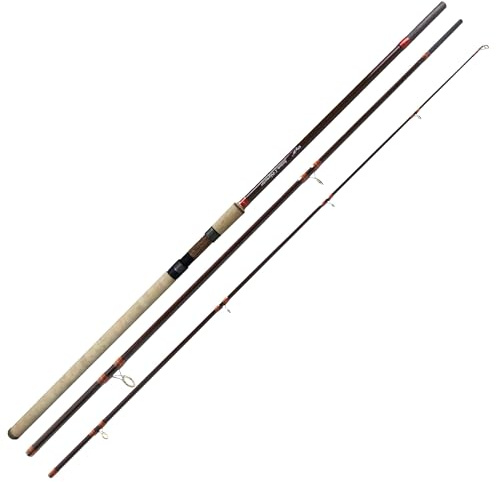 Roy Fishers Atrium-X Pikemaster - 360cm Hechtrute | 100% Kohlefaser, Retro-Design, 60-120g Wurfgewicht