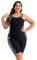 Odizli Plus Size Swimwear for Women Swimming Costume Floral Zip Up One Piece Boyleg Swimsuit Ladies Muslim Full Body Burkini Modest Bathing Suits Rash Guard Neoprene Wet Surf Wetsuit Flower XXL