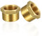 YOUZMY 2 pz riduttore in ottone adattatore da 3/4 a 1/2 pollice (AG Ø 25mm x IG Ø 20mm), filettatura maschio a nipplo filettato femmina, raccordo filettato per tubi dell'acqua (3/4 auf 1/2)