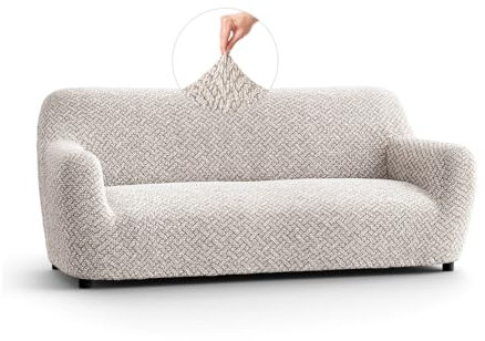 PAULATO - Sofabezug 3 Sitzer Stretch Mikrofaser, kratzfestes Gewebe, maschinenwaschbar, WavyTech-Technologie und Oeko-TEX-Zertifizierung - Kollektion Fantasie Venezia - Made in Italy