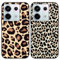 Yoedge 2 × Cover per Xiaomi Redmi Note 13 Pro 5G/Poco X6 5G 6,67 - Custodia Leopardata Nero per Telefono Aesthetic Disegni, Marrone Leopardo Custodie Protettiva per Cellulare Silicone Antiurto case