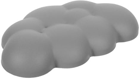 Gadpiparty Ergonomic Cloud Mouse Wrist Rest: Memory Foam Keyboard Wrist Cushion for Typing & Gaming - Non-Slip Grey Support Pad for Office, Home & PC Setup