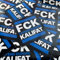 FCK Kalifat - Defend Europe Aufkleber/Sticker 5,2 100 Stück, cm Islamisten FCK ISIS Tauhid Extremisten Terror
