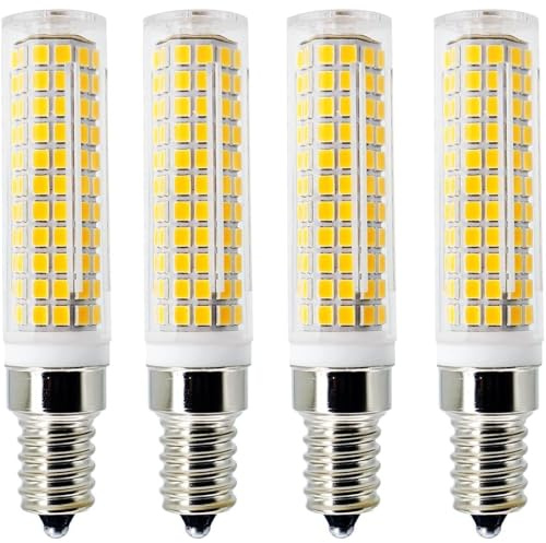 E14 lampadina LED 15W, 220V-240V, 150W lampadina alogena equivalente, 1500LM, E14 Bi Pin Base lampadine per dimmerabile(Bianco caldo)