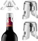 3 PCS Champagne Stoppers, Champagne Stopper with Stainless Steel, Reusable Bottle Saver Sealer Vacuum Sealed Wine Stoppers, Champagne Saver Plug, Vacuum Sealer for Fresh Sparkling Wine
