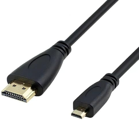 HDMI to Micro HDMI Cable,Type-D Male to HDMI 2.0 Male Cable Compatible with Canon EOS M50 M5 M6 M100, Sony Camcorder HXR-NX80 FDR-AX700 HDR-CX405 FDR-AX100, Nikon B500 (1m)