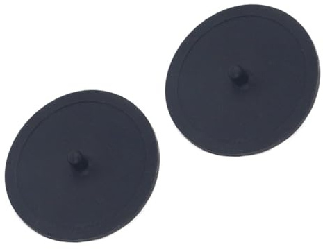 Blindfilter für Kaffeemaschine, 2 Stück, Gummi, Schwarz