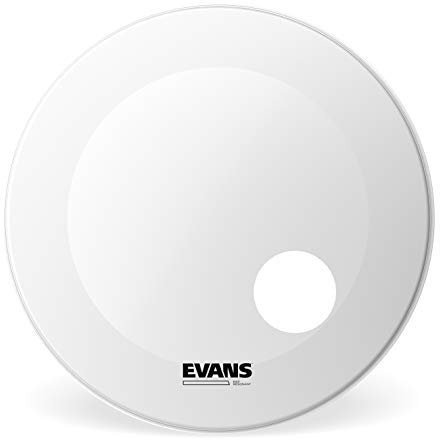 Evans BD24RGCW Resonanzfell für Bassdrum 60,9 cm (24 Zoll) Loch 12,7 cm (5 Zoll) weiß