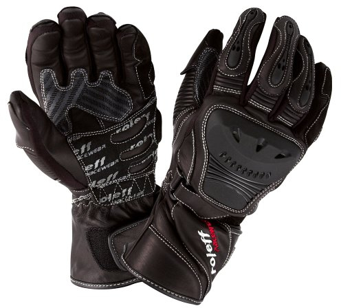 Roleff Racewear Lederhandschuhe, Schwarz, Größe S