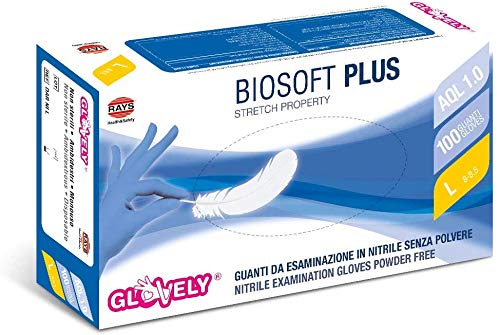 GUANTO NITRILE BLU PROF. MIS.L