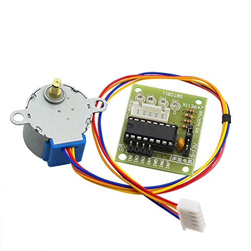 HALJIA ULN2003 Schrittmotor mit Treiberplatine, 5 V, 4-Phasen, Kompatibel mit Arduino