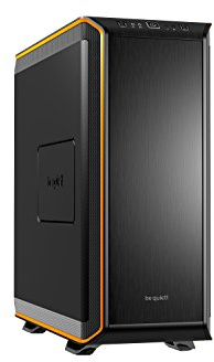be quiet! Dark Base 900 Orange PC-Gehäuse, 3x Silent Wings 3 140mm PWM, entkoppeltes Mainboardtray, E-ATX- und XL-ATX-Mainboards kompatibel, bis zu 9 Lüfter zusätzlich möglich, 2-in-1 Seitenteil BG010