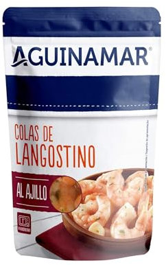 AGUINAMAR® Colas de Langostinos al Ajillo 105g - Raciones de mar en tu hogar