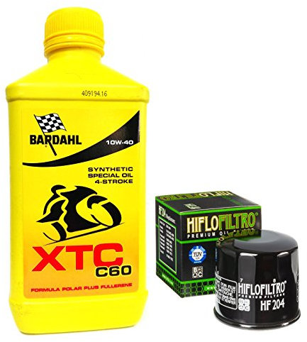 KIT TAGLIANDO BARDAHL XTC C60 10W40 FILTRO OLIO PER YAMAHA MT-07 ABS 2014/2016