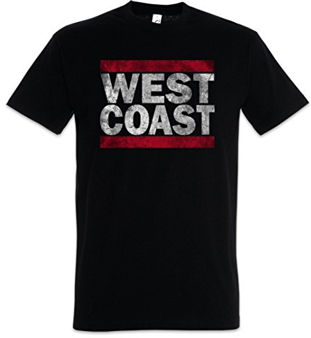 Urban Backwoods West Coast Herren T-Shirt Schwarz Größe L