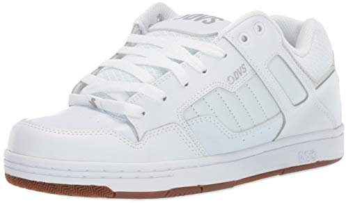 DVS Herren Enduro 125 Skate-Schuh, Weißer Reflektierender Gummi Schwarz, 42 EU