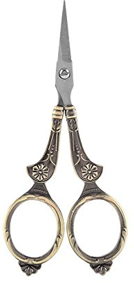 Mini Vintage Edelstahl Nähen Schere europäischen Schneidwerkzeug für Handarbeiten Stickerei Nähen Handwerk Kunstwerk und täglichen Gebrauch(#1)