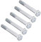 Boulons à vis à tête hexagonale 5/16 pouces-18x2-3/4 pouces Fixation Grade 5 UNC Acier au carbone 5pcs