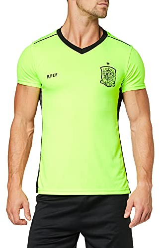 RFEF Regular Fit, T-Shirt de Jeu Unisexe-Adulte, Vert, L