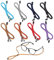 VEGCOO 8 Piezas Correa Gafas Cuero de PU, Cadenas de Gafas Ajustable, Cuerda Gafas Antideslizante Cordones para gafas para Mujer Hombre Niña Niño