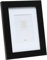 Deknudt Frames Bilderrahmen mit Passepartout - Schwarz - S66KF2 P1 15x20cm für Bild 10x15cm - Bilderrahmen Holz MDF - Bilder aufhängen oder ausstellen
