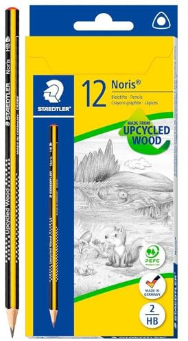 STAEDTLER 183 Noris Bleistifte-Set, 12 Bleistifte, HB